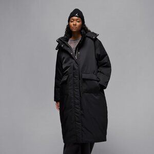 NEW $375 Nike Air Jordan Flight Oversized Down Parka HV5167-010 Women Size S